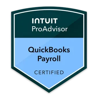Intuit ProAdvisor QuickBooks Payroll Certified badge