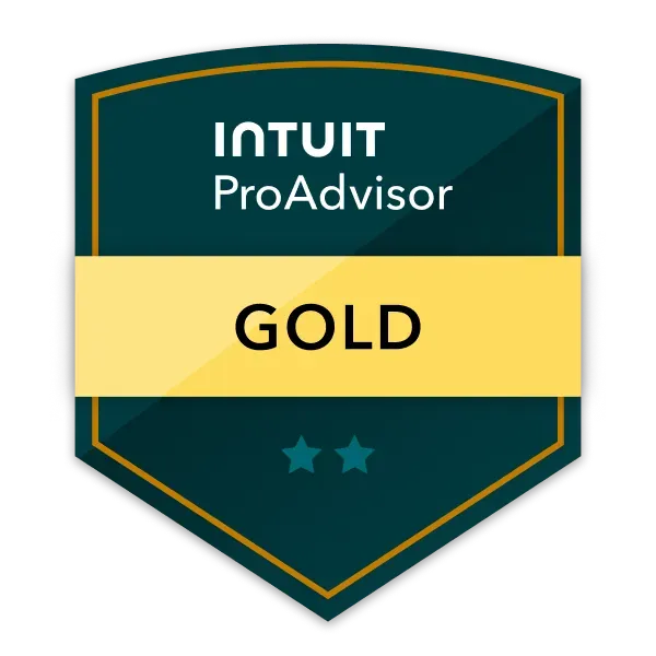 Intuit ProAdvisor Gold tier badge